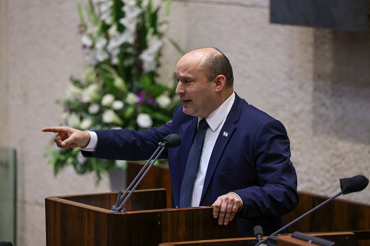 צילום: נועם מושקוביץ, דוברות הכנסת חשף מידע סודי בכנסת. רה"מ בנט