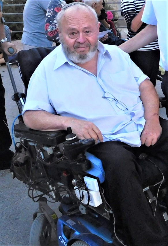צילום: חגי הוברמן שילה גל בשנותיו האחרונות, בחגיגות היובל לכפר עציון