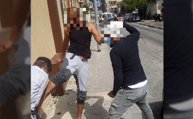 צילום: טוויטר התקיפה היום ביפו