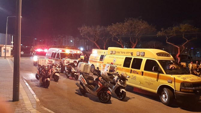 צילום: דוברות ארגון הצלה רכבי הצלה בהלווית הר כסף