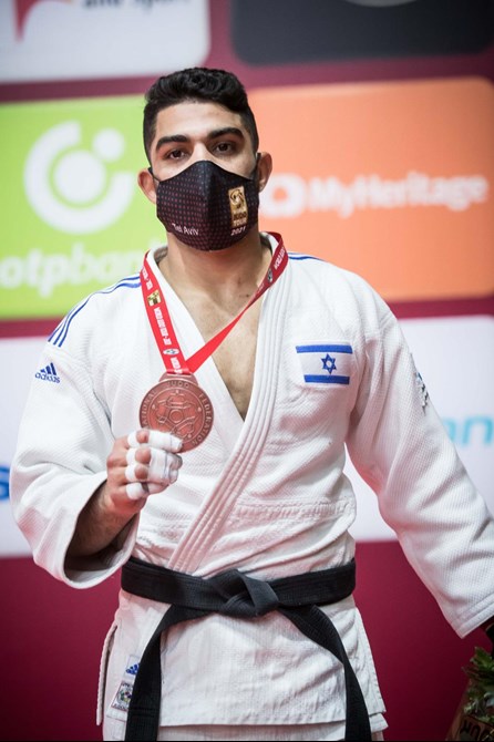 צילום: עודד קרני. באדיבות איגוד הג’ודו טוהר בוטבול, זכה במדליית הארד
