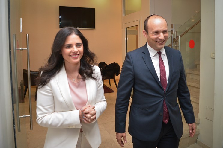 צילום: יוסי זליגר, פלאש 90 נפתלי בנט ואיילת שקד