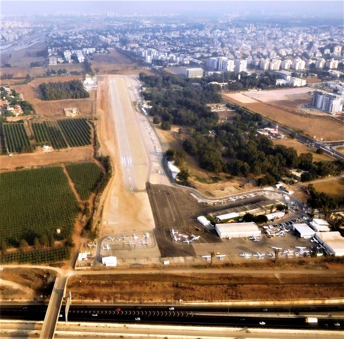 צילום: חגי הוברמן שדה התעופה בהרצליה