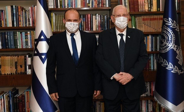 יו"ר ימינה נפתלי בנט אצל הנשיא ריבלין היום