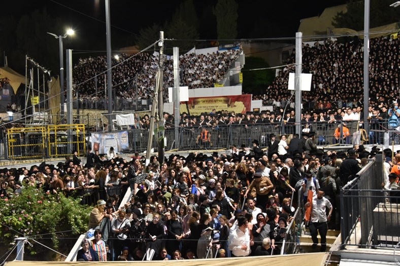תיעוד ההילולה לפני האסון
