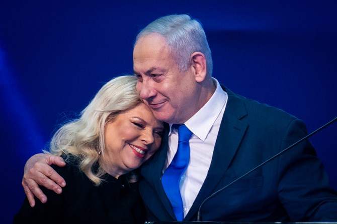 צילום: אוליבייה פיטוסי פלאש 90 רה"מ בנימין נתניהו ורעייתו שרה