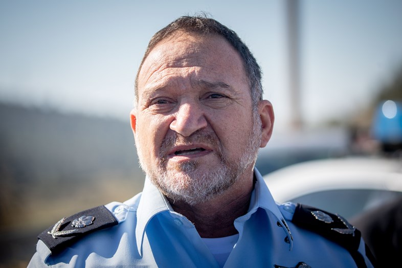 צילום: יונתן סינדל, פלאש 90 המשטרה תקיים היום הערכת מצב. המפכ"ל שבתאי