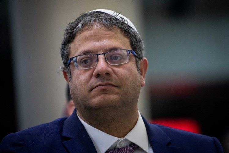 צילום: יונתן סינדל, פלאש 90 "נצעד על אפם וחמתם", ח"כ בן גביר